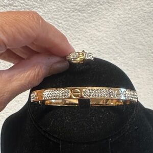 New Fashion Inspired Jewelry Bangle/Ring Size 8
#2